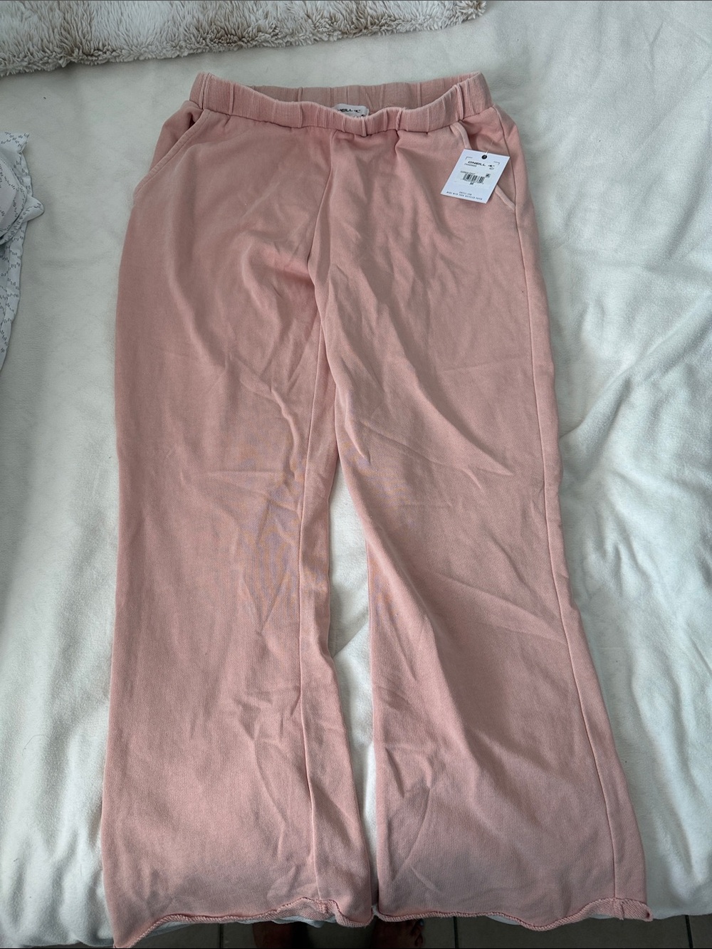 O'Neill Women's Karma French Terry Cropped Lounge Pants dusty pink